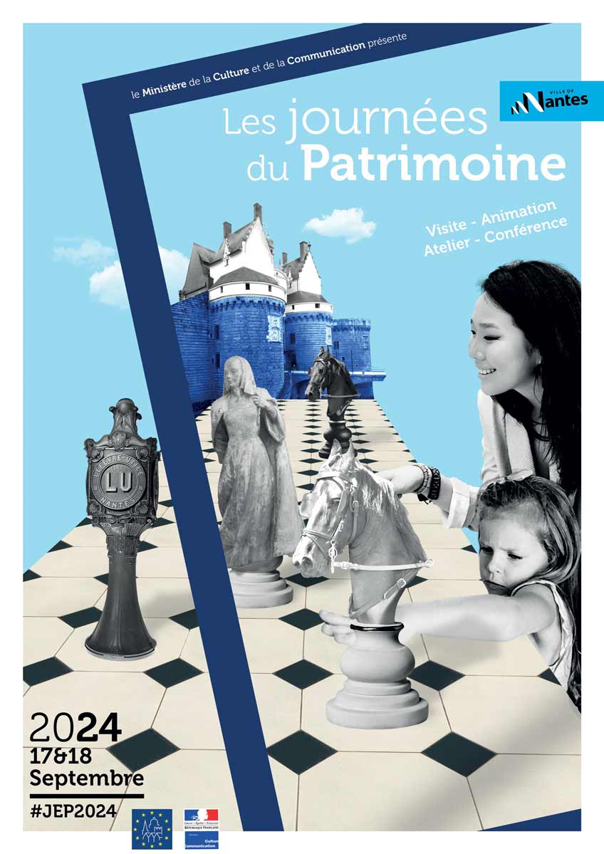 Affiche Les Journées du Patrimoine de Nantes